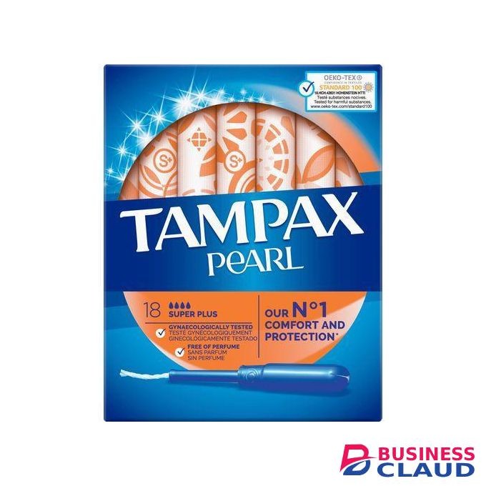 Tampax Pearl Super Plus Tampon - Pack Of 18