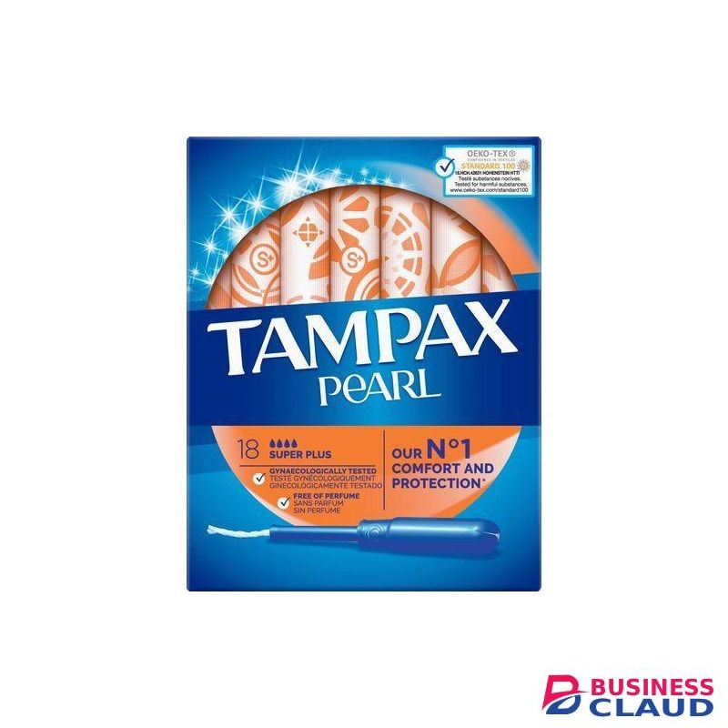 Tampax Pearl Super Plus Tampon - Pack Of 18
