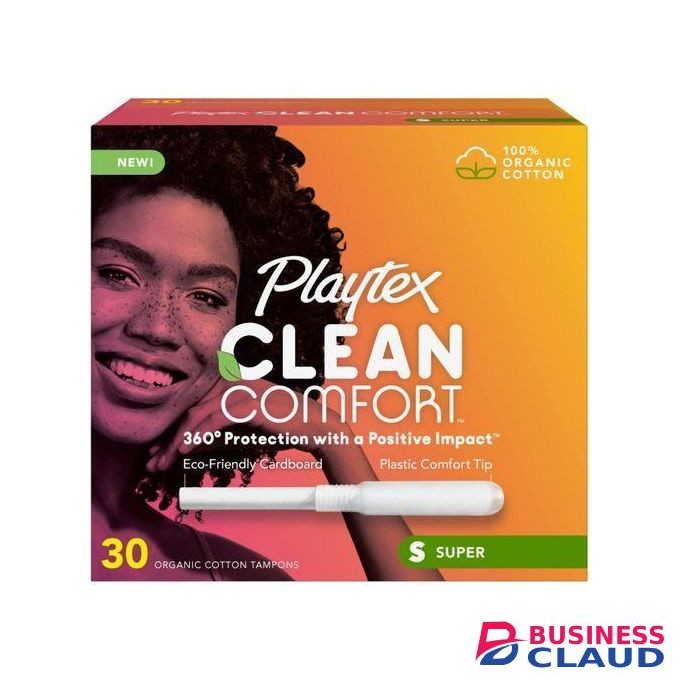 Playtex Clean Comfort Organic Cotton Tampons