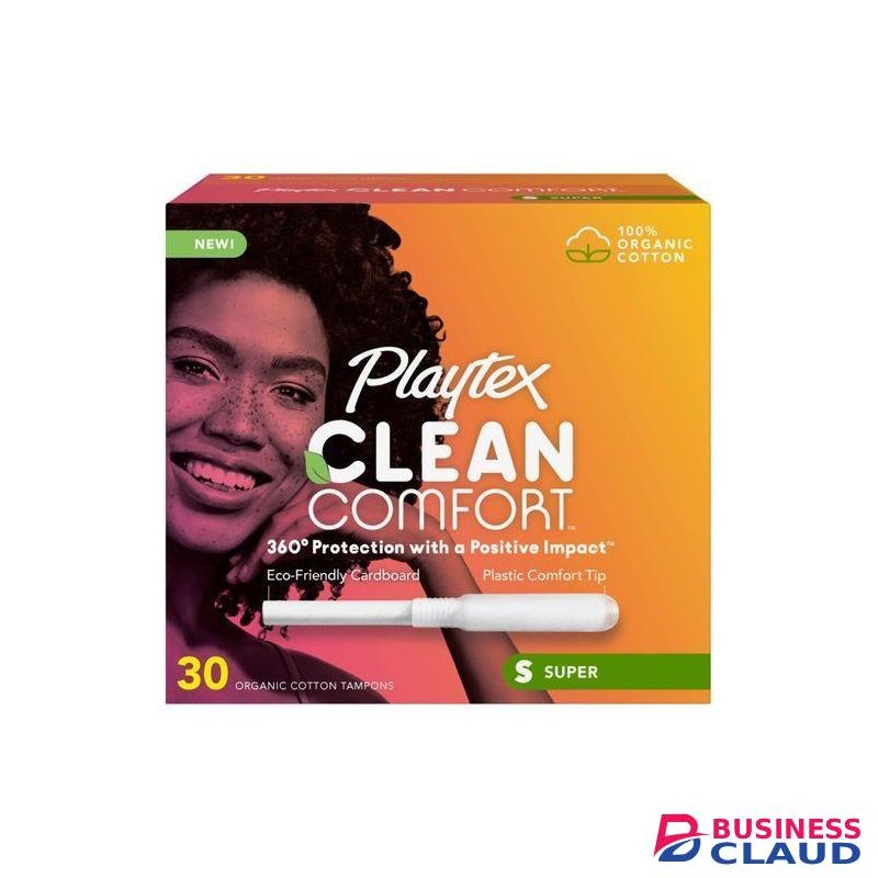 Playtex Clean Comfort Organic Cotton Tampons