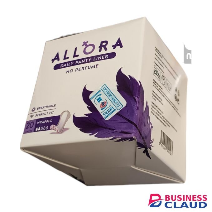 Allora DAILY PANTY LINER No Perfume BREATHABLE PERFECT FIT WRAPPED jm