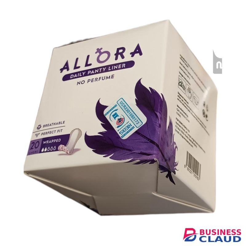 Allora DAILY PANTY LINER No Perfume BREATHABLE PERFECT FIT WRAPPED jm