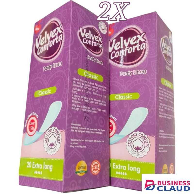 Velvex 2X Comforta Panty Liners