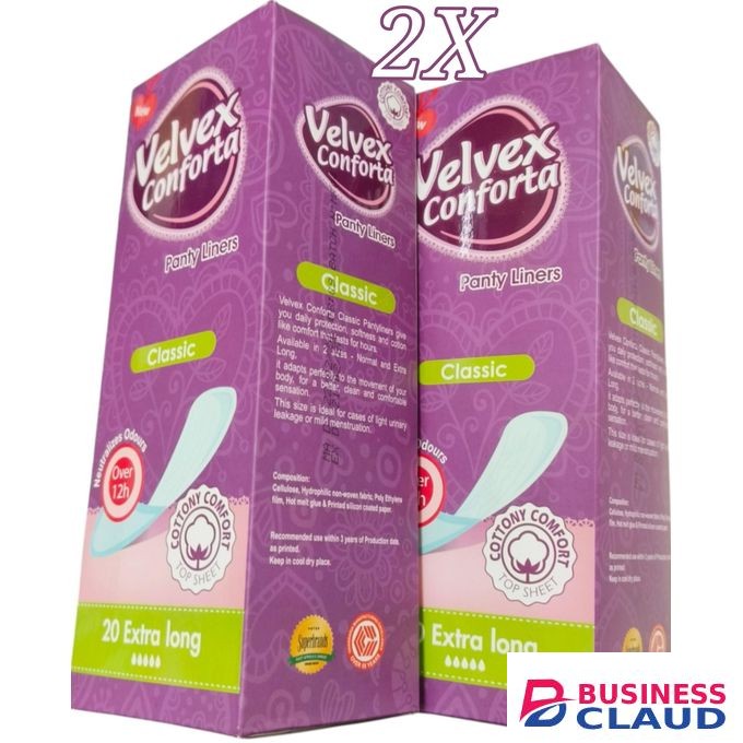 Velvex 2X Comforta Panty Liners