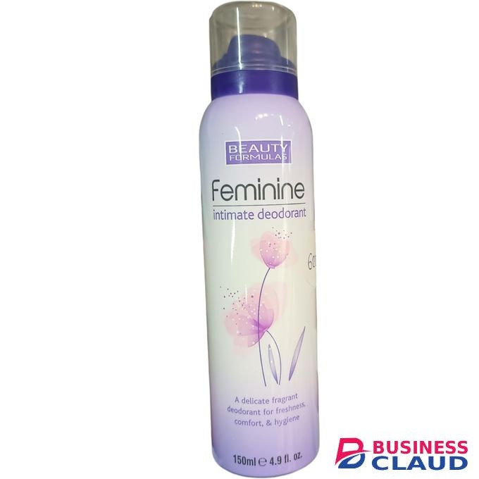 Beauty Formulas Feminine INTIMATE DEODORANT Freshness Comfort Hygiene jm