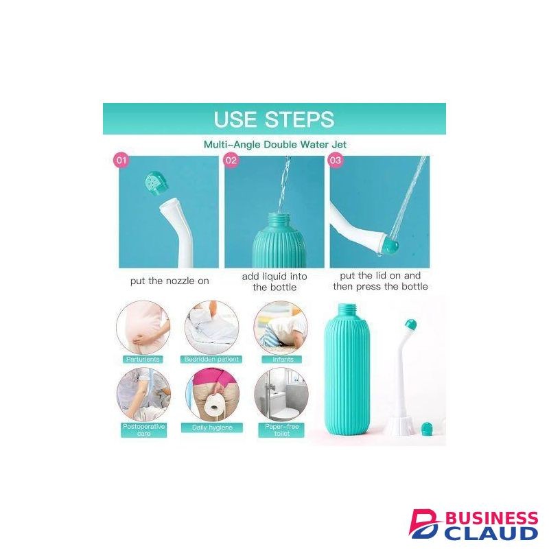 Portable Travel Spray Bottle Bidet for Toilet Handheld Postpartum Perineal Cleansing Childbirth Cleaner for Outdoor, camping, personal Hygiene Care, travelling