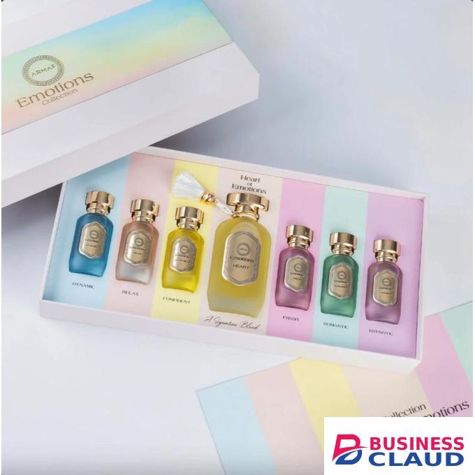 Armaf Emotions Heart Eau de Parfum Unisex Gift Set - 7 Fragrances Blend of Emotions