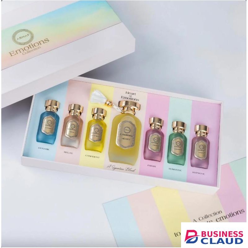 Armaf Emotions Heart Eau de Parfum Unisex Gift Set - 7 Fragrances Blend of Emotions