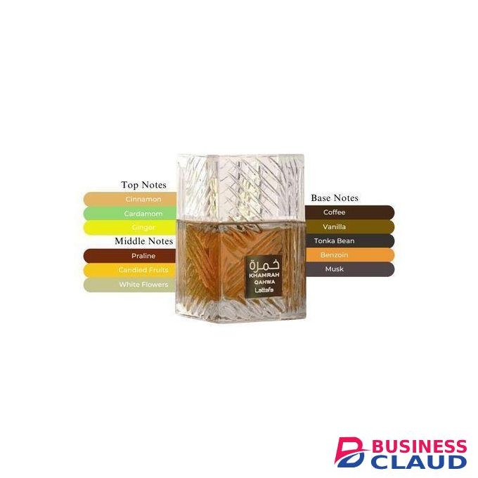 Lattafa Khamra Qahwa for Unisex Eau de Parfum Spray -100ml.