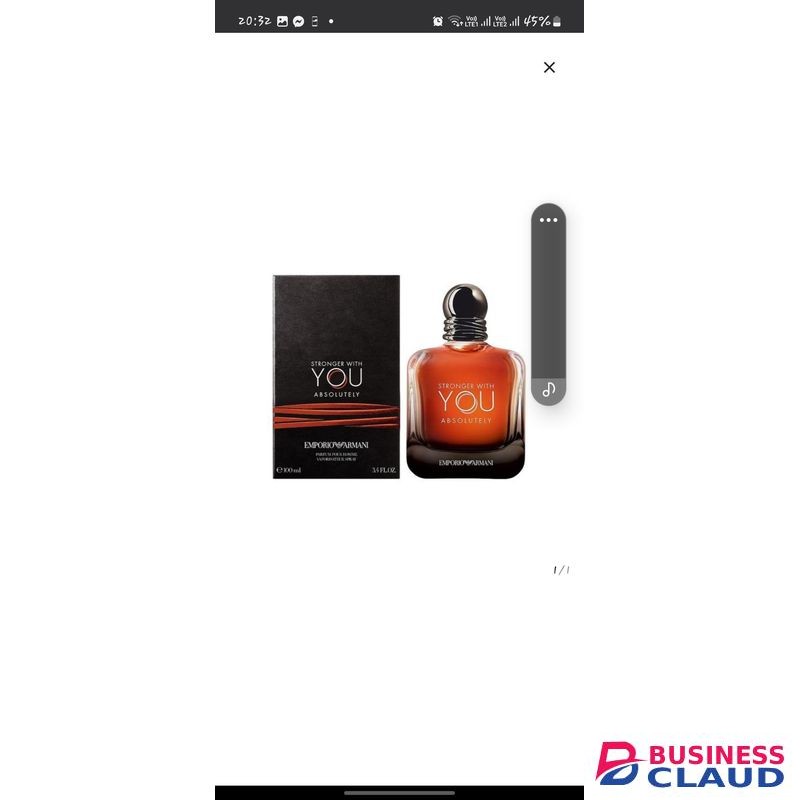 Emporio Armani Stronger with you absolutely perfume