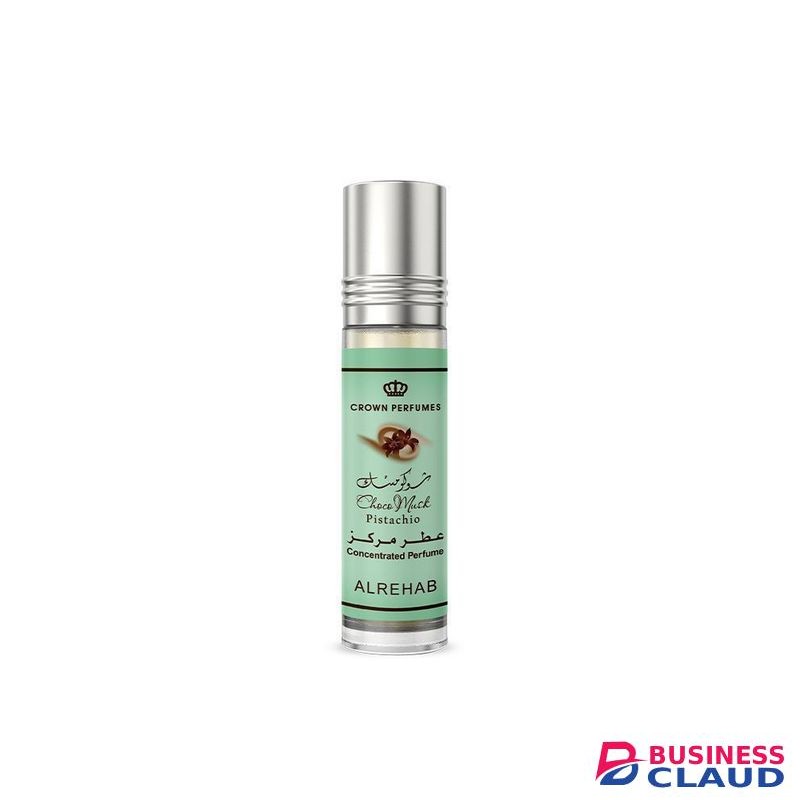 Al Rehab Choco Musk Pistachio Perfume Oil Roll-On - 6ml.