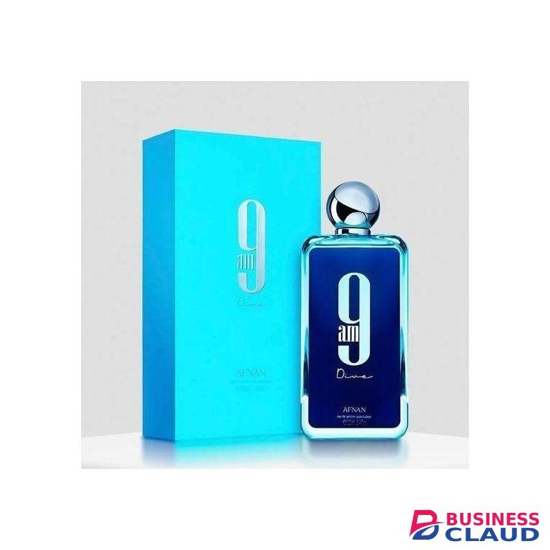 9AM Dive by Afnan Eau de Parfum 100ml – Fresh Citrus Aquatic Unisex Perfume, Long-Lasting Clean Scent