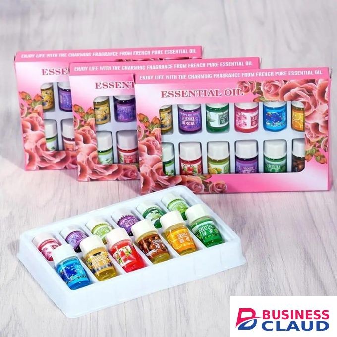 12Pcs Diffuser/Humidifier Essential Oils Set