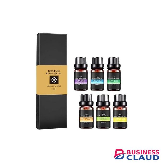 6pcs Set 100% Pure Natural Essential Oils- Eucalyptus,Tea tree, Lemon,Peppermint, Lavender,Orange