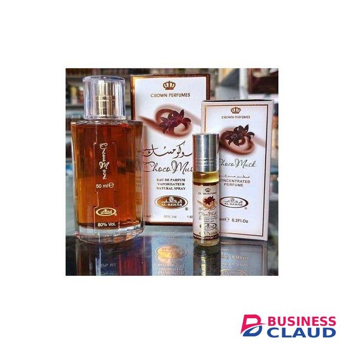 Crown perfumes Choco Musk Vanilla Perfume 50ML Spray + 6ml Perfume Oil