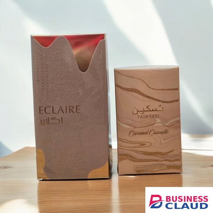 Paris Corner Taskeen Caramel Cascade EDP 100ML & Lataffa Eclair Perfume
