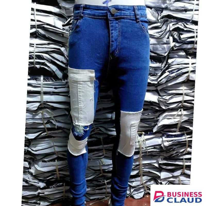 The Classic Original Quality Rugged Jeans Mens Slim Fit-Blue