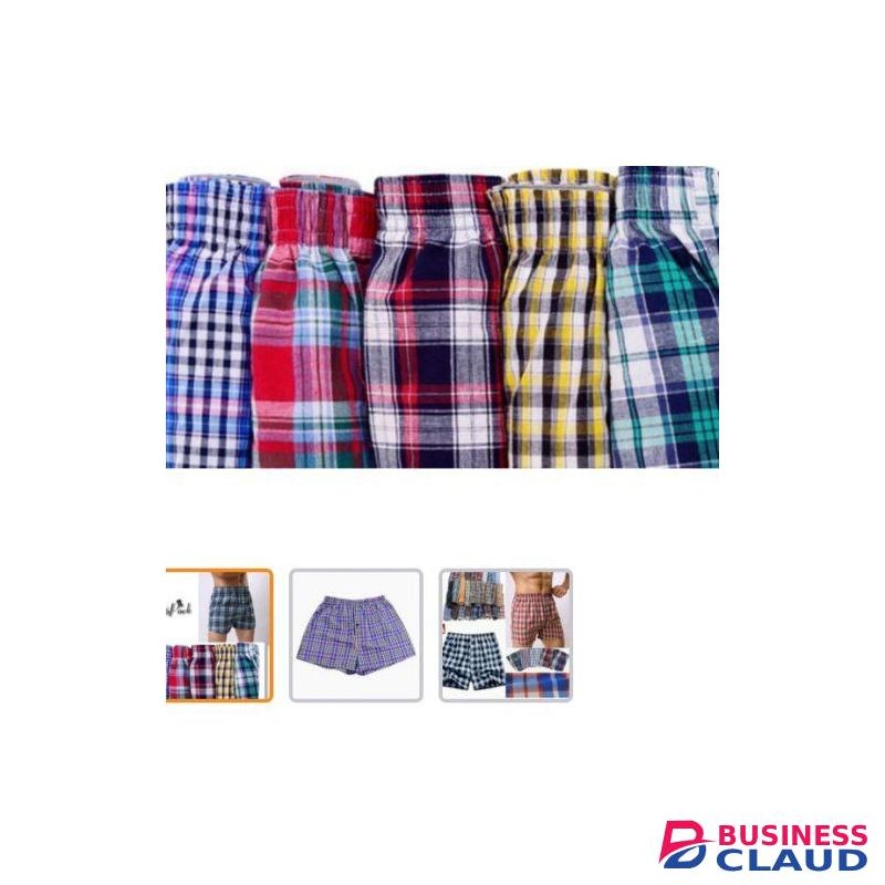 CHECKED BOXER SHORT