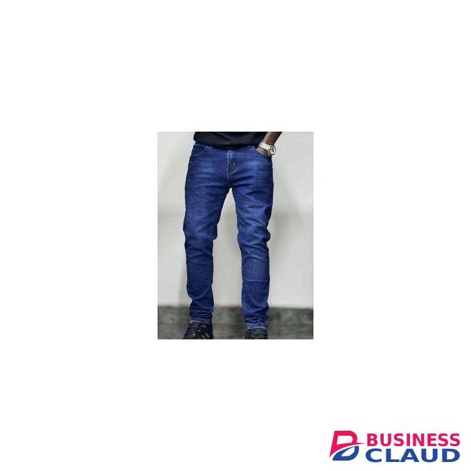 Classy Plain Men's Blue Denim Jeans