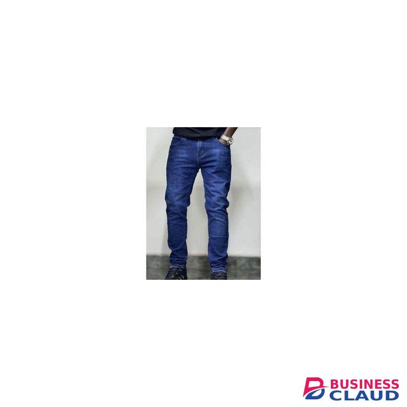Classy Plain Men's Blue Denim Jeans