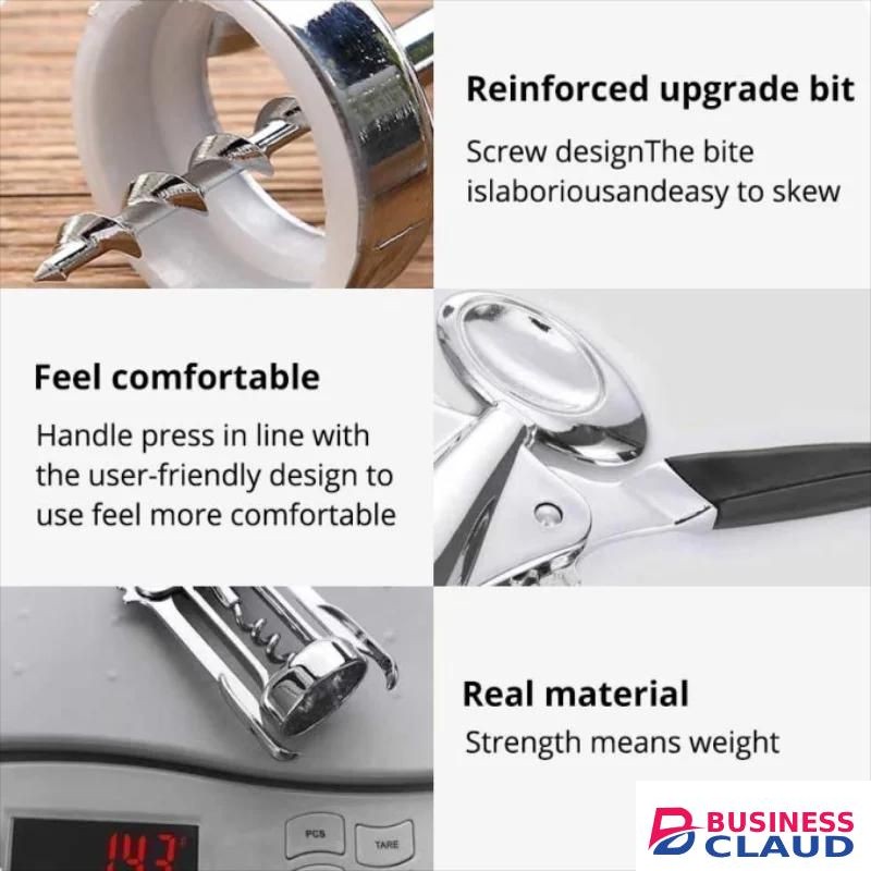 Stainless Steel Corkscrew Opener Wine Opener Screwpull Cork Remover Bottle Opener