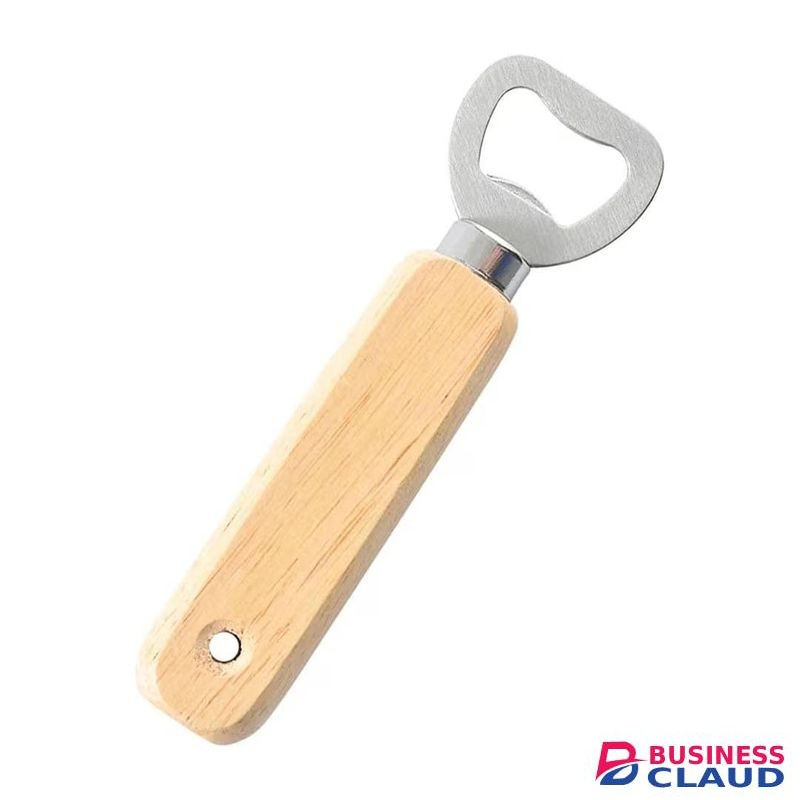 Bottle Opener with Wooden Handle