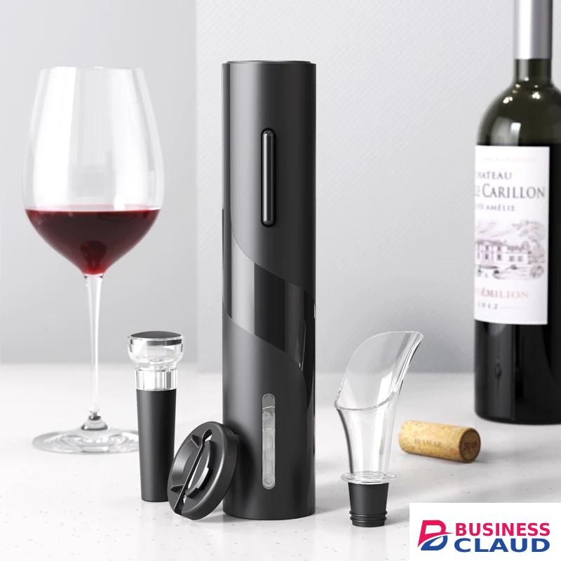 Electric Wine Opener Set – Rechargeable Automatic Corkscrew with Foil Cutter & Accessories