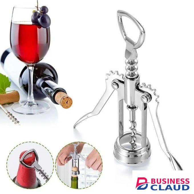 Wine Cock Screw Opener and Bottle Opener