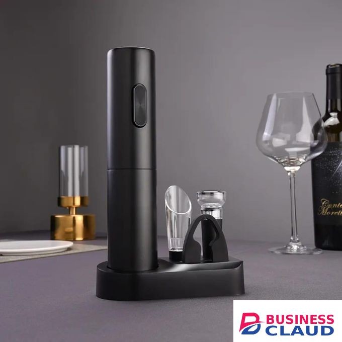 Battery Powered Wine Opener Set with Stand