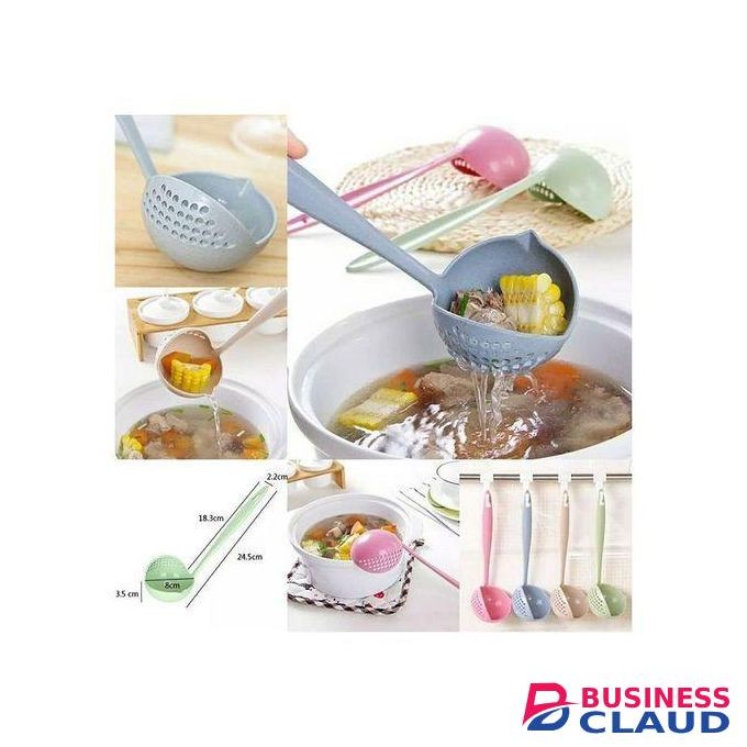 2 Sided Sieve & Drainer Spoon Serving Spoon