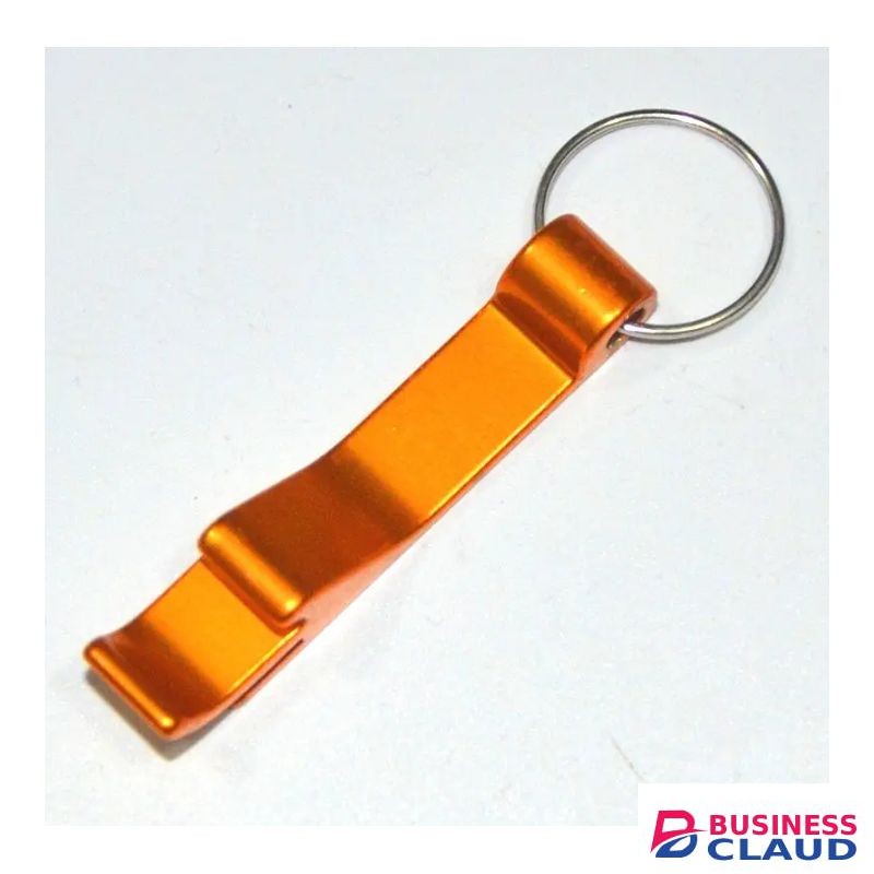 Gold Bottle Opener Can Keychain Keyholder Metallic Multifunction