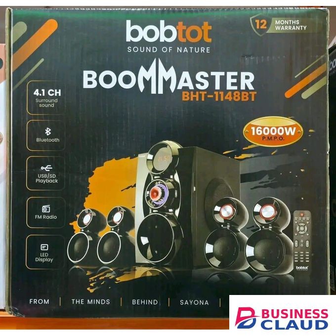 bobtot BHT-1148BT 4.1CH Complete Home Theater System, High quality bass