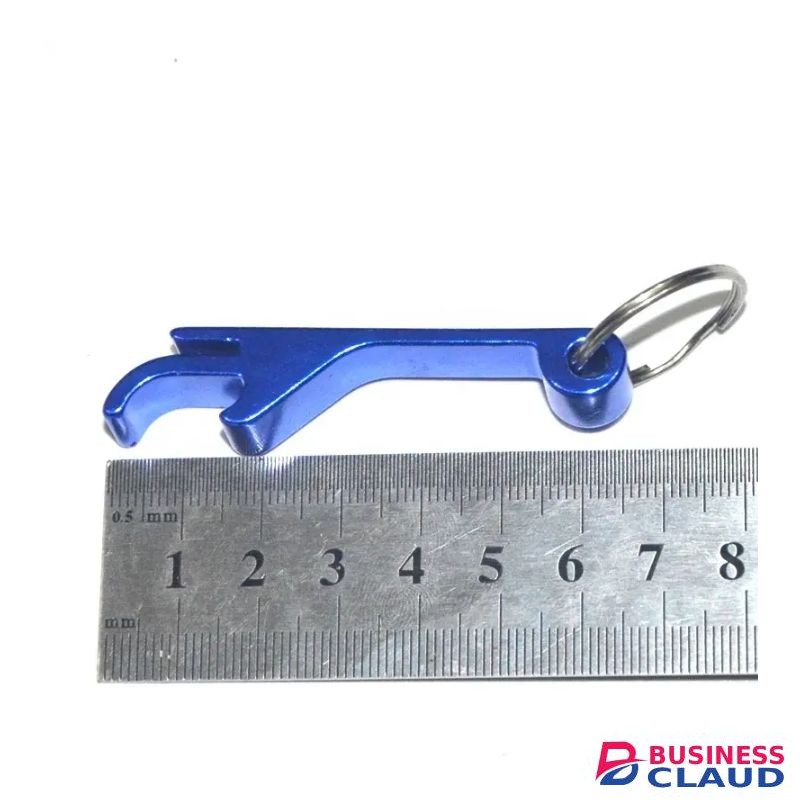 Pink Bottle Opener Can Keychain Keyholder Metallic Cute Gift