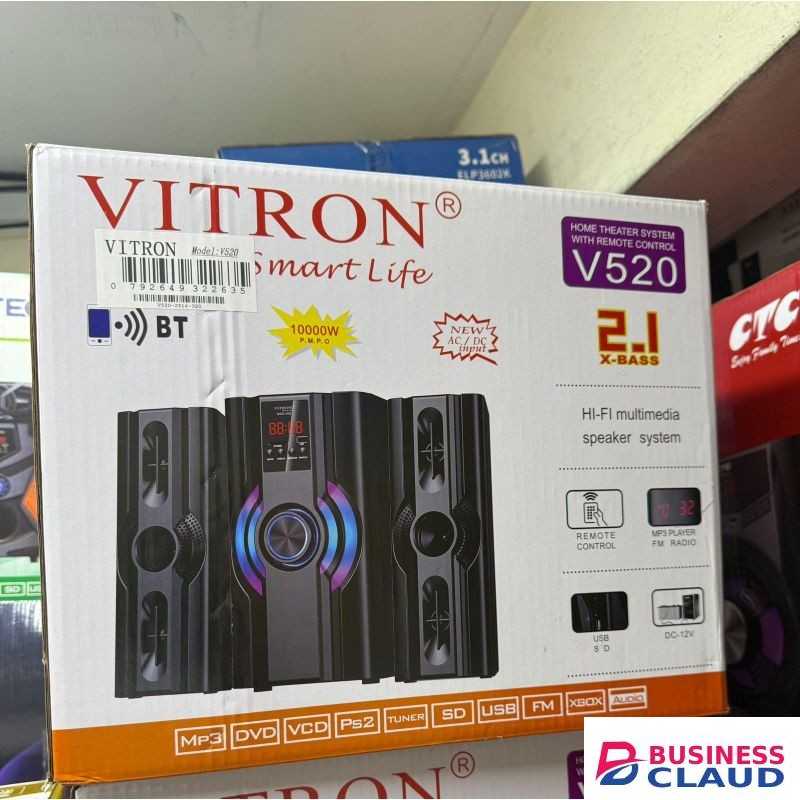 Vitron v520 home theater system with remote control