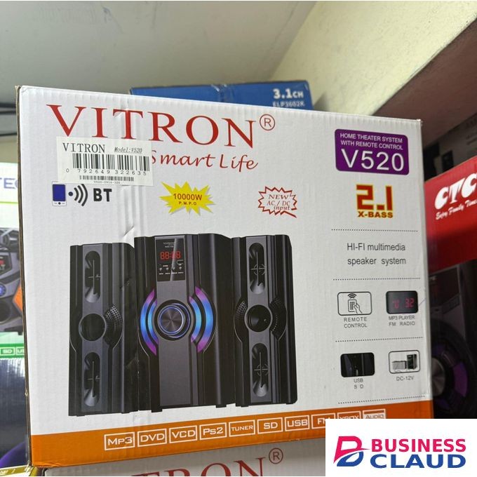 Vitron v520 home theater system with remote control