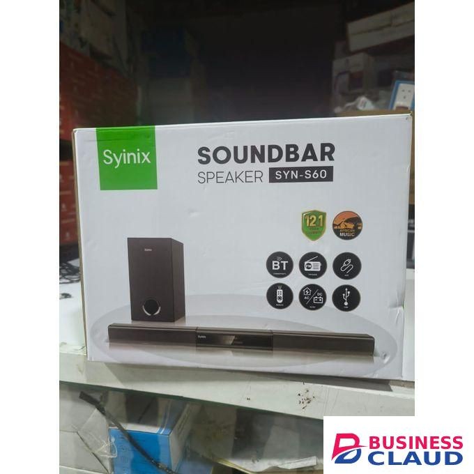 Synix 2.1 CHANNEL SURROUND WIRELESS SUBWOOFER THUMPING BASS ADJUSTABLE BASS TREBLE DOLBY DIGITAL AUDIO BLUETOOTH