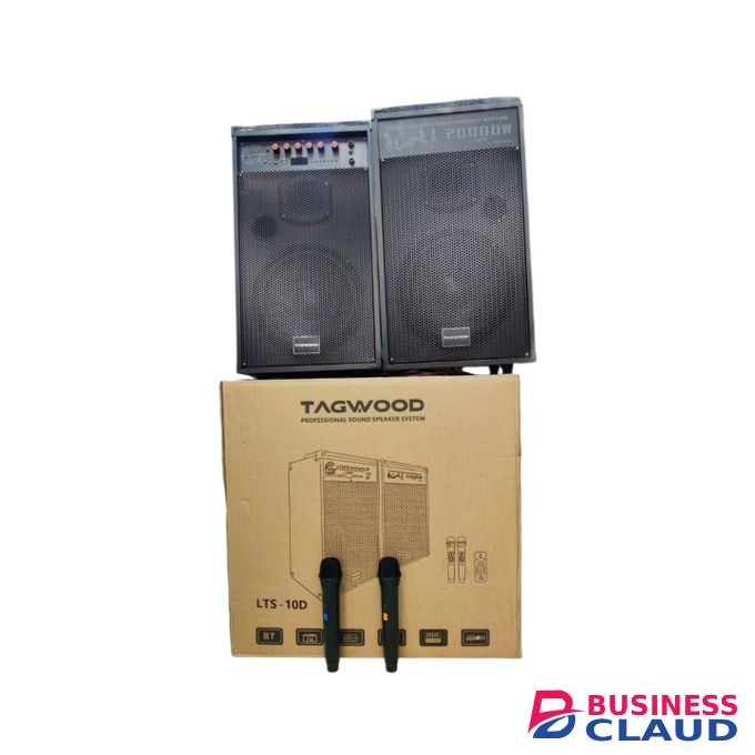 TAGWOOD LTS-10D New Model with 2 Trolley Speakers and Microphones