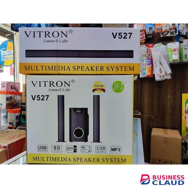 Vitron Multimedia Bluetooth Speaker System – Deep Bass, USB/SD/FM