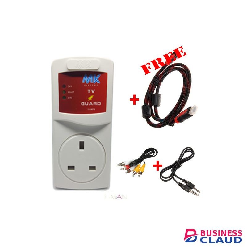 Mk Electric TV Guard + FREE 1.5M HDMI+AUX+RCA