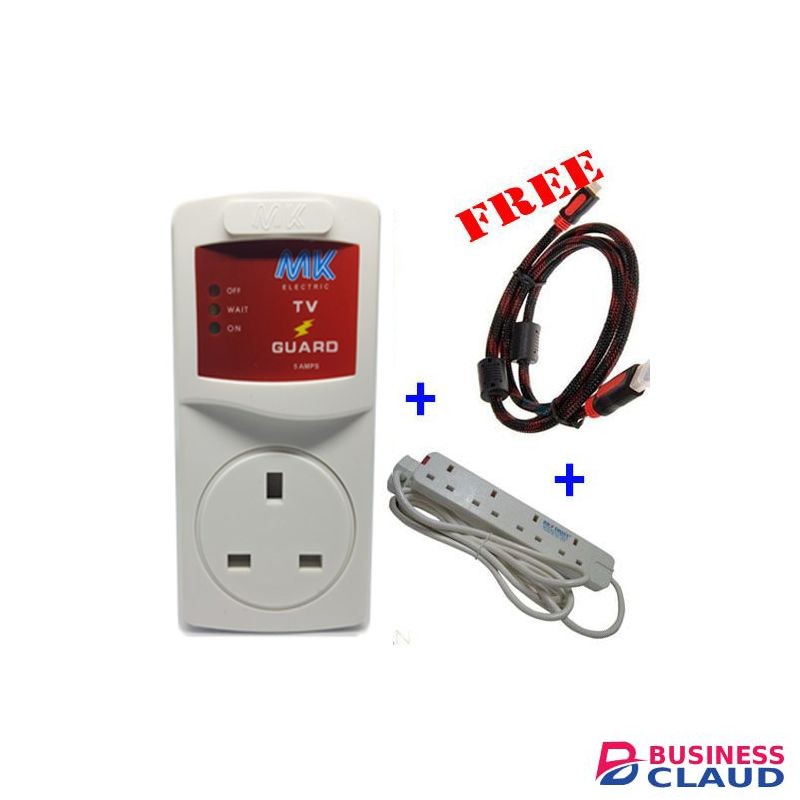 MK TV Guard + FREE 1.5M HDMI + 4 Way Socket Extention