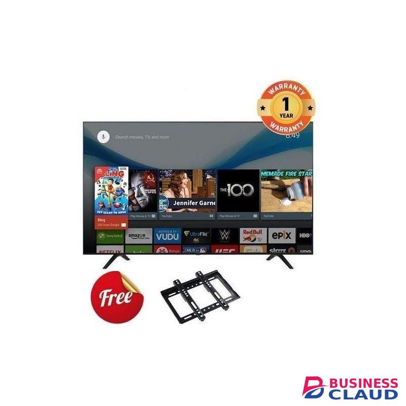 Vitron 43" Inch Smart CLEAR ANDROID TV NETFLIX,YOUTUBE INBUILT DECORDER