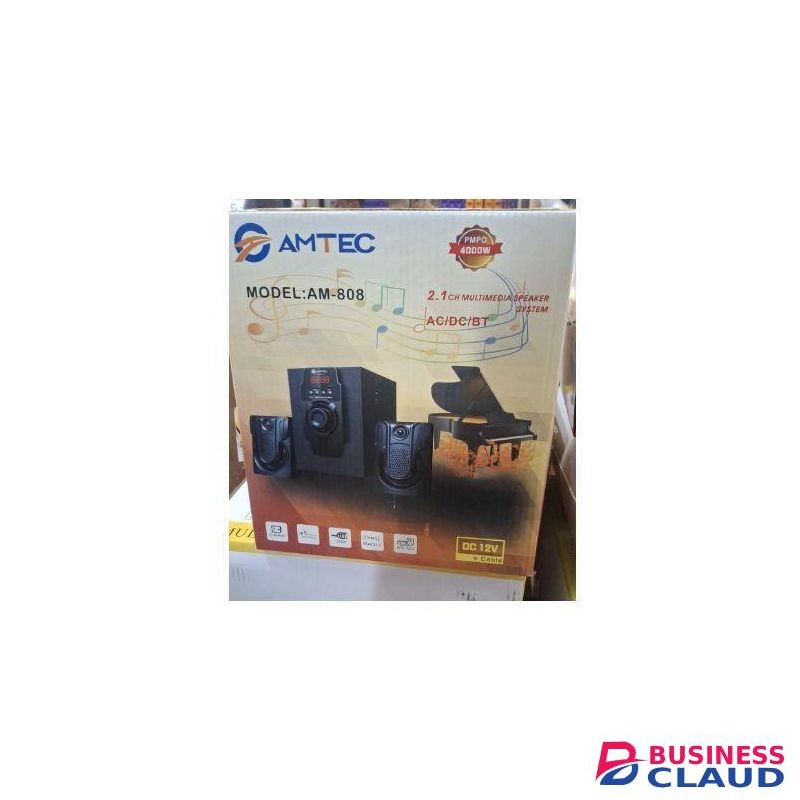 Amtec AM-808 2.1CH 4000W ACTIVE SUBWOOFER SPEAKER SYSTEM.