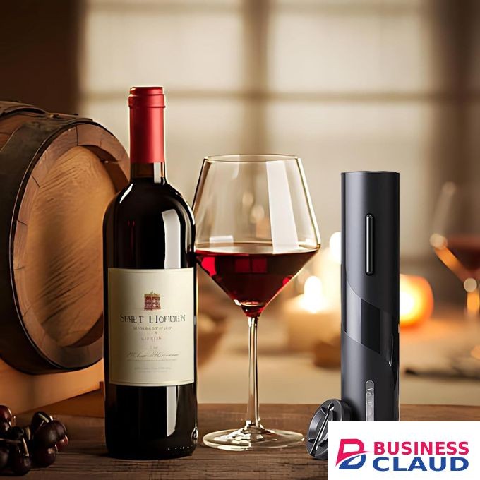 Automatic Electric Wine Opener Set with Foil Cutter,
