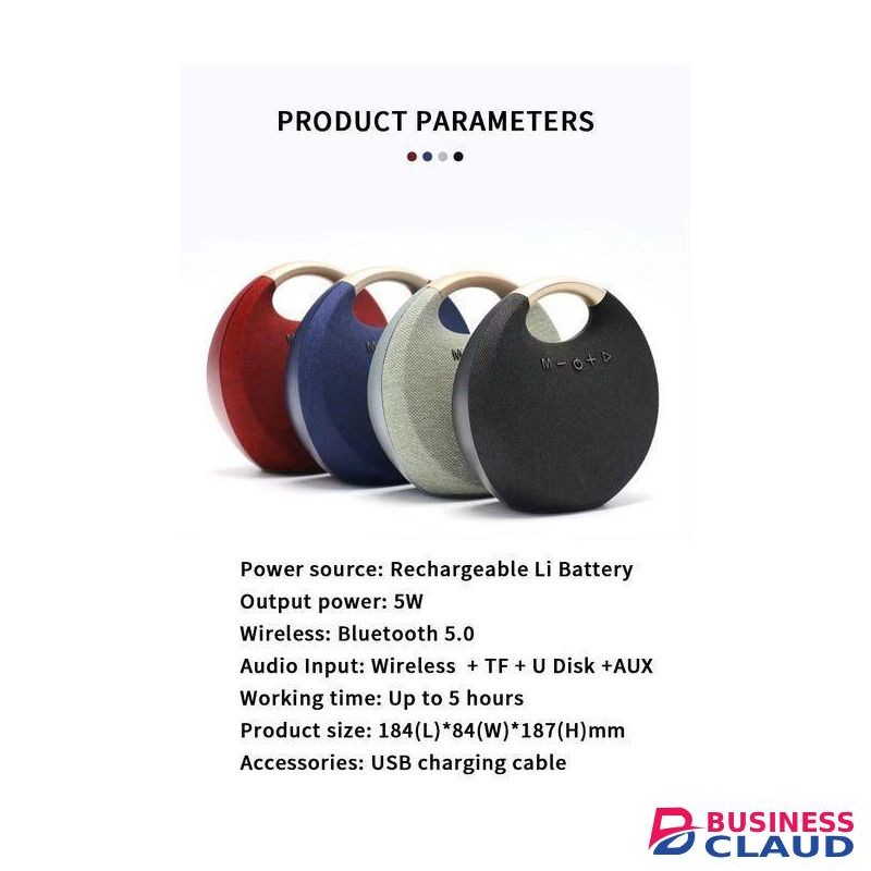 M1 Mini Bluetooth Wireless Speaker in Blue, Red/Maroon, Grey & Black – Portable HIFI Stereo, 6-8H Playtime, Micro SD & AUX Support, Hands-Free Call & FM Radio