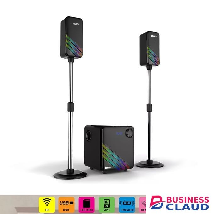 Royal R905 HI-FI X-BASS Tall Boys Multimedia Speakers