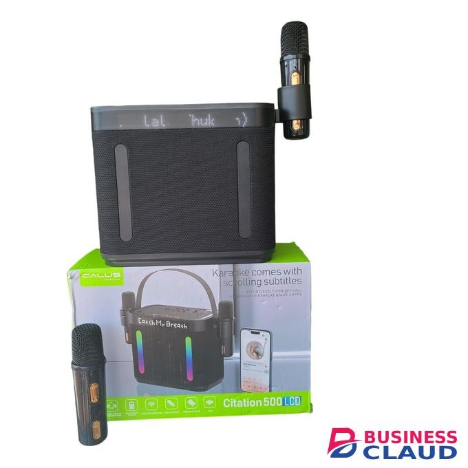 CALUS Citation 500 LCD Bluetooth Speaker (with Karaoke Functionality) – Wireless Audio, Deep Bass, LED Screen