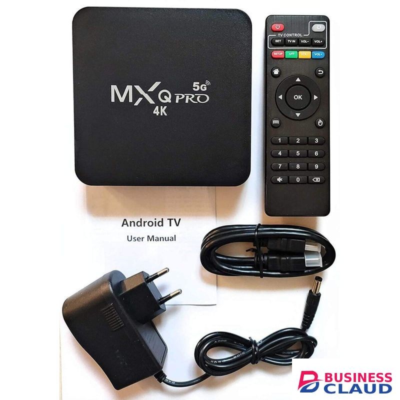 Mx Pro Android Tv Box/11 Smart TV Box – 2GB RAM, 16GB ROM, 4K Ultra HD, YouTube Live, APP, NETFLIX-BLACK