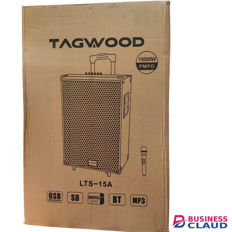 TAGWOOD LTS-15A Extra Powerful Bluetooth Trolley Speaker with Microphone