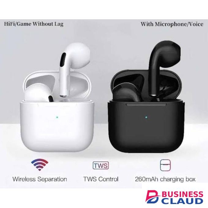 TWS Airpods Twins Bluetooth Earbuds/ Earpods/Headphones/Earphones. Bluetooth V5.0 Earphone Touch Sensor True Stereo 10m Transmission Built in Mic Earpods with Charging Case Sport Headset for all Bluetooth devices