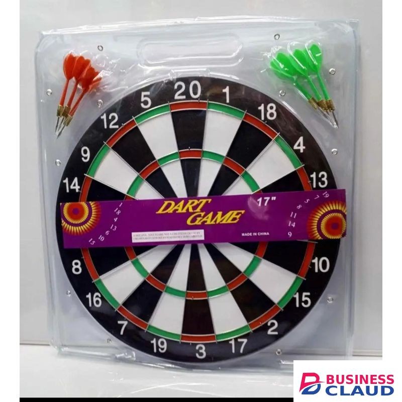 Dart board with Arrows